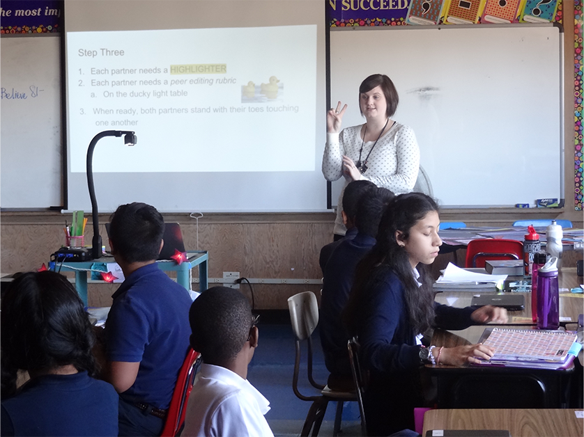 Shelby Gagnon teaching