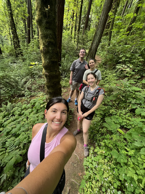 PACE teachers hiking